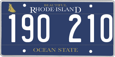 RI license plate 190210