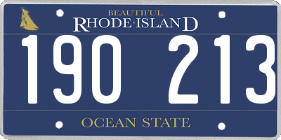RI license plate 190213
