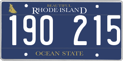 RI license plate 190215