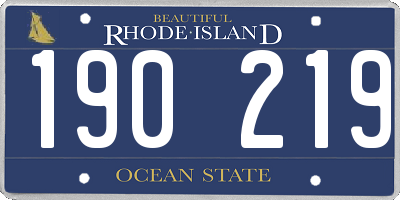 RI license plate 190219