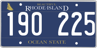 RI license plate 190225