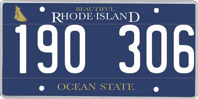 RI license plate 190306