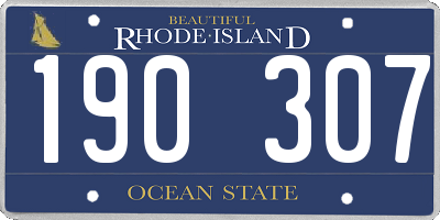 RI license plate 190307