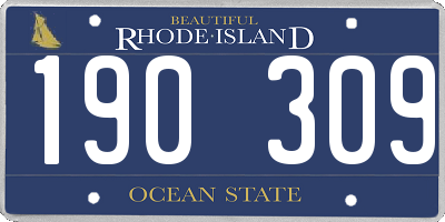 RI license plate 190309