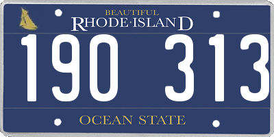 RI license plate 190313