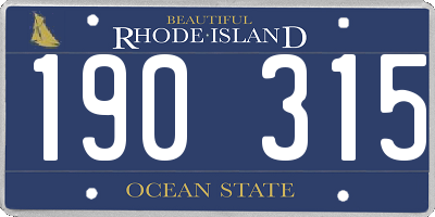 RI license plate 190315