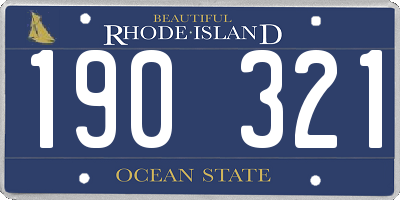 RI license plate 190321
