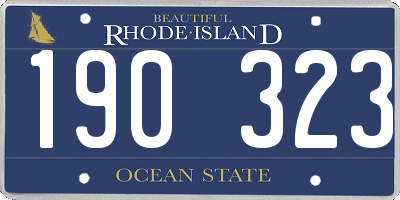 RI license plate 190323