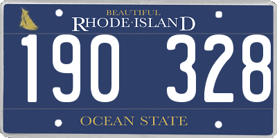 RI license plate 190328
