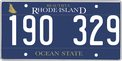 RI license plate 190329