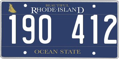RI license plate 190412