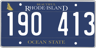 RI license plate 190413