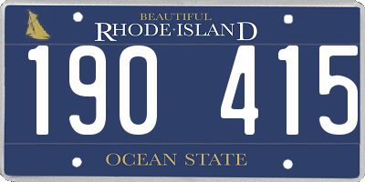 RI license plate 190415
