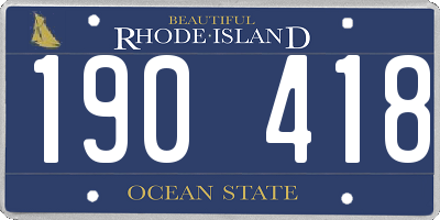 RI license plate 190418