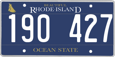 RI license plate 190427