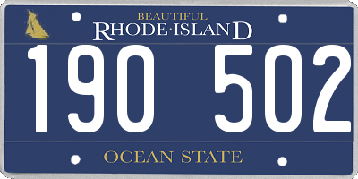 RI license plate 190502