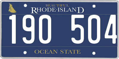 RI license plate 190504