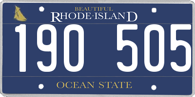 RI license plate 190505