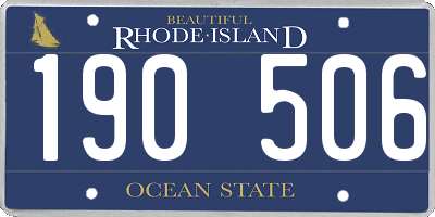 RI license plate 190506