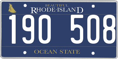 RI license plate 190508