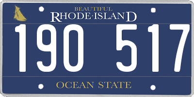 RI license plate 190517