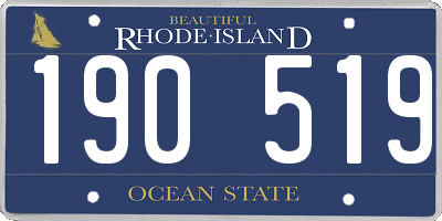 RI license plate 190519