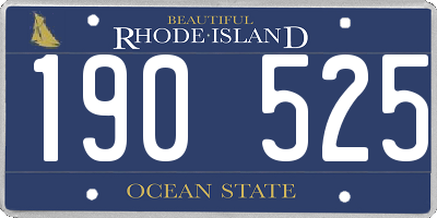 RI license plate 190525
