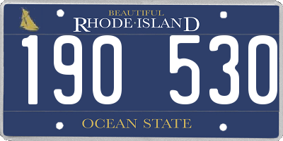 RI license plate 190530