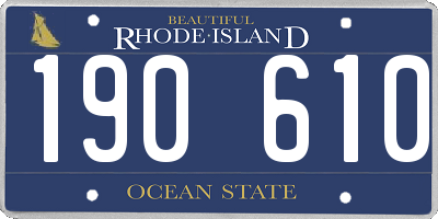 RI license plate 190610