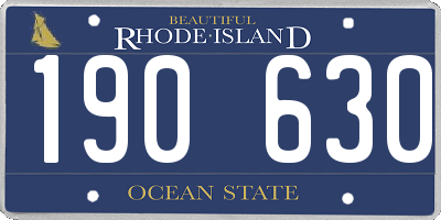 RI license plate 190630