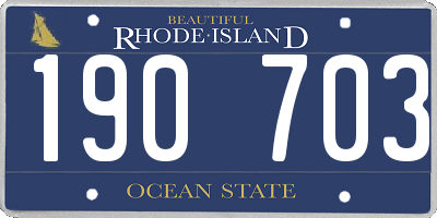 RI license plate 190703