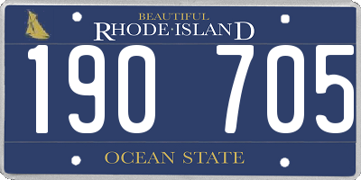 RI license plate 190705