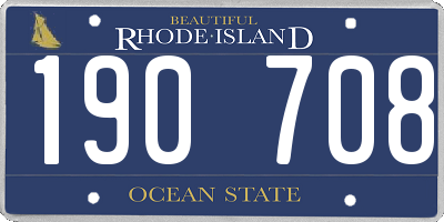 RI license plate 190708