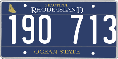 RI license plate 190713