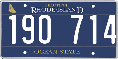 RI license plate 190714