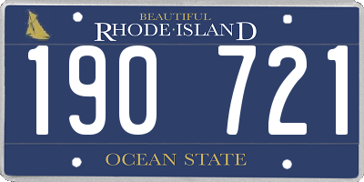 RI license plate 190721