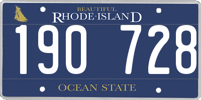 RI license plate 190728