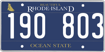 RI license plate 190803