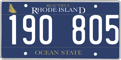 RI license plate 190805