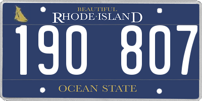 RI license plate 190807