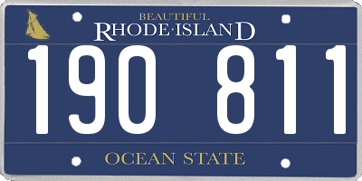 RI license plate 190811