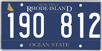 RI license plate 190812