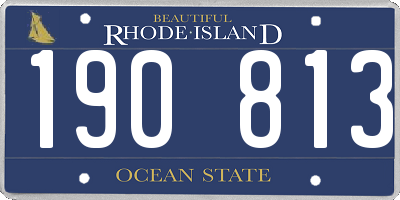 RI license plate 190813
