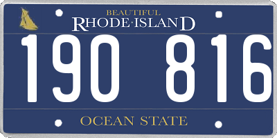 RI license plate 190816