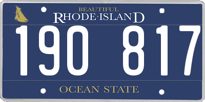 RI license plate 190817