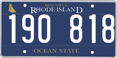RI license plate 190818