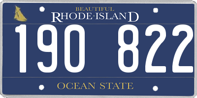 RI license plate 190822