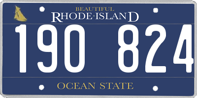 RI license plate 190824
