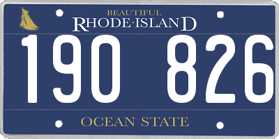 RI license plate 190826