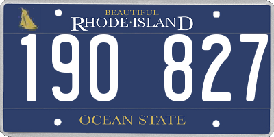 RI license plate 190827